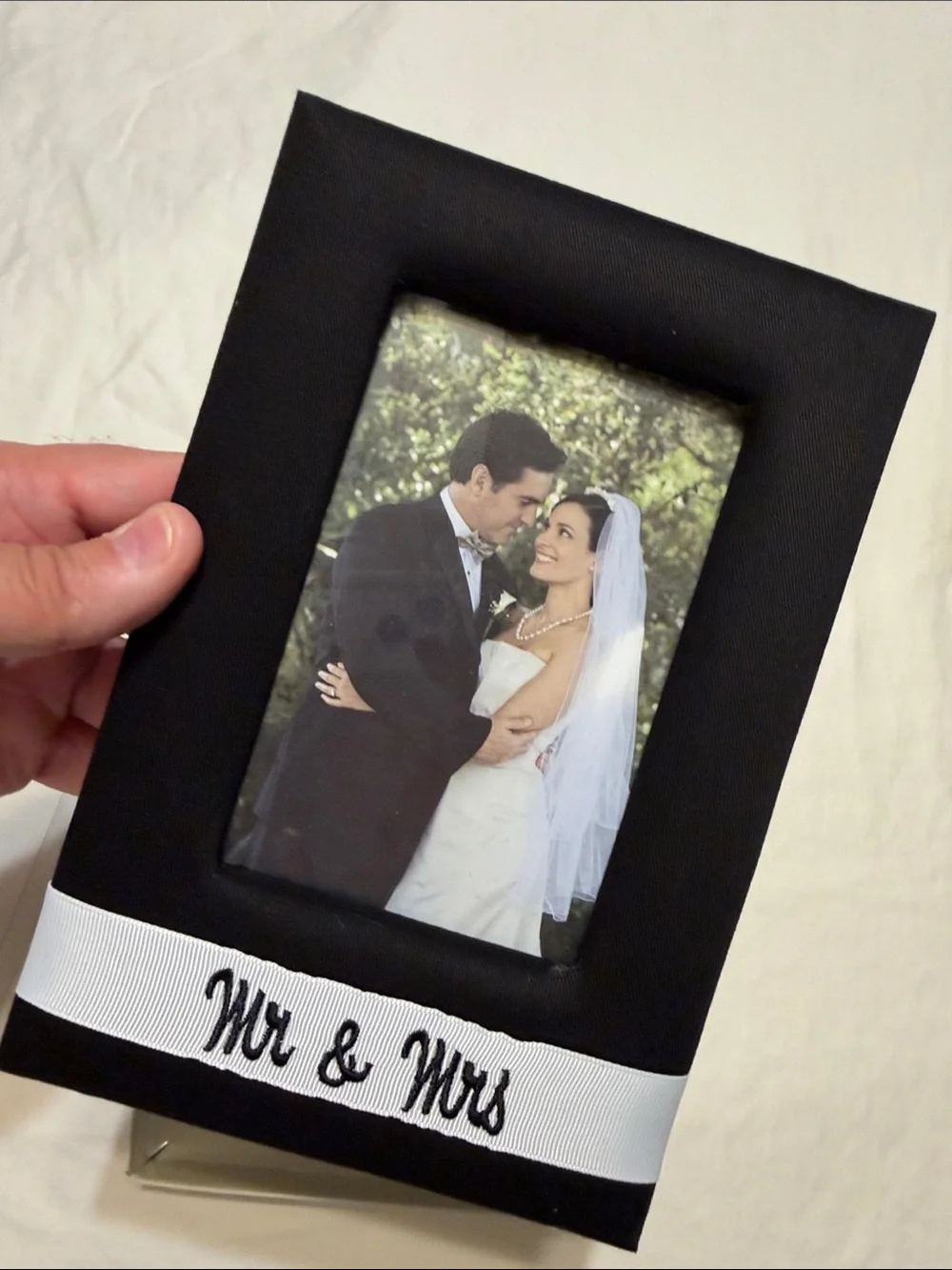 IKEA Black Photo Frame with White 